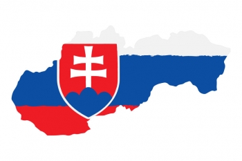  Magnetická mapa Slovenska, ilustrovaná, barevná