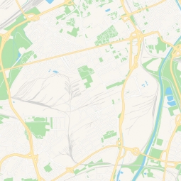  Magnetická mapa Ostravy, ilustrovaná, barevná