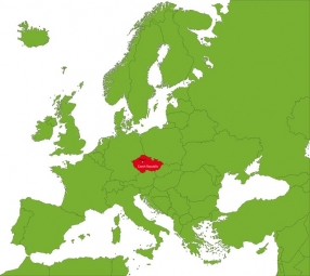  Magnetická mapa České republiky, ilustrovaná, zelená